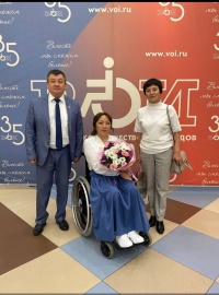 14 сентября в Голубом Алтае прошло торжественное мероприятие, посвященное 35-летию Всероссийского общества инвалидов (ВОИ). 