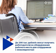  Рабочее место для человека с инвалидностью – с государственной поддержкой