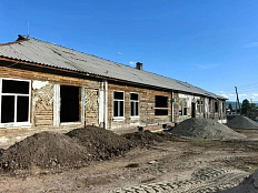 В селе Балыктуюль Улаганского района Республики Алтай дан старт капитальному ремонту детского сада «Карлагаш»